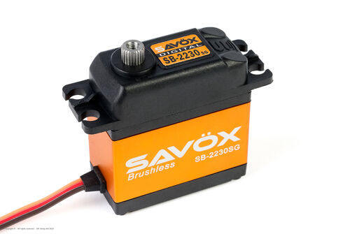 Savox - Servo - SB-2230SG - Digital - High Voltage - Brushless Motor - Steel Gears