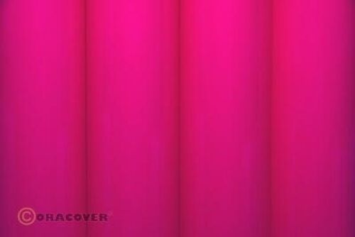 Oracover - Fluorescent Pink ( Length : Roll 2m , Width : 60cm )