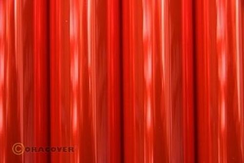 Oracover - Transparent Fluorescent Red ( Length : Roll 2m , Width : 60cm )