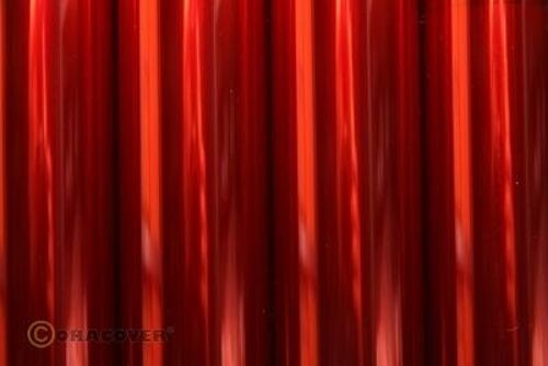 Oracover - Transparent Red ( Length : Roll 10m , Width : 60cm )