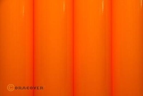 Oracover - Fluorescent Signal Orange ( Length : Roll 2m , Width : 60cm )