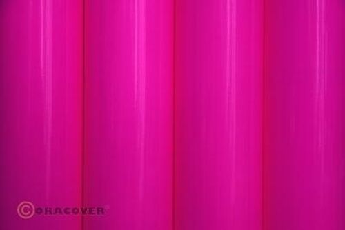 Oracover - Orastick - Fluorescent Neon-Pink ( Length : Roll 2m , Width : 60cm )