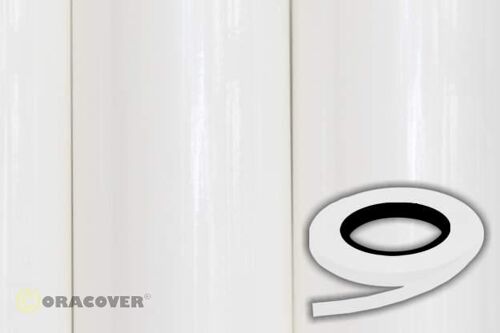 Oracover - Oraline - White ( Length : Roll 15m , Width : 1mm )