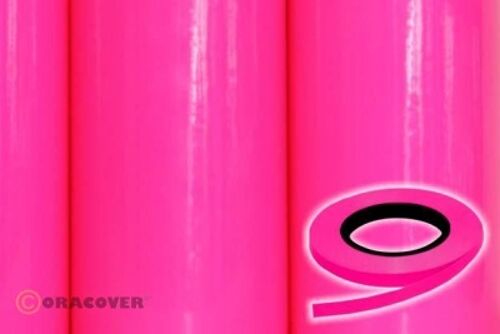 Oracover - Oraline - Fluorescent Neon-Pink ( Length : Roll 15m , Width : 1mm )