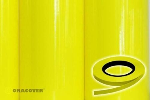 Oracover - Oraline - Fluorescent Yellow ( Length : Roll 15m , Width : 1mm )