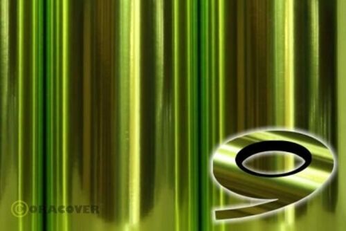 Oracover - Oraline - Chrome Light Green ( Length : Roll 15m , Width : 4mm )