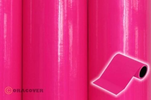 Oracover - Oratrim - Fluorescent Pink ( Length : Roll 2m , Width : 9,5cm )