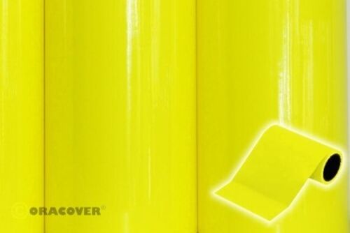 Oracover - Oratrim - Fluorescent Yellow ( Length : Roll 2m , Width : 9,5cm )