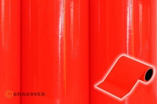Oracover - Oratrim - Fluorescent Red/Orange ( Length : Roll 25m , Width : 12cm )