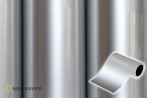 Oracover - Oratrim - Silver ( Length : Roll 2m , Width : 9,5cm )