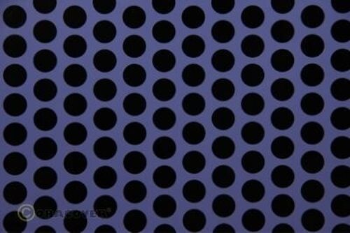 Oracover - Fun 1 (16mm Dots) Purple + Black ( Length : Roll 10m , Width : 60cm )