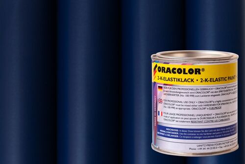 Oracover - ORACOLOR 2-K-elastic varnish - 100 ml - ORATEX dark blue