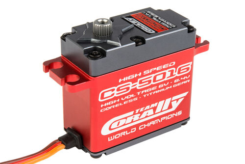 Team Corally - CS-5016 HV High Speed Servo - High Voltage - Coreless Motor - Titanium Gear - Ball Beared - Full Alloy Case