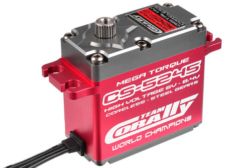 Team Corally - CS-5245 HV Ultra High Torque Servo - High Voltage - Coreless Motor - Steel Gears - Ball Beared - Full Alloy Case