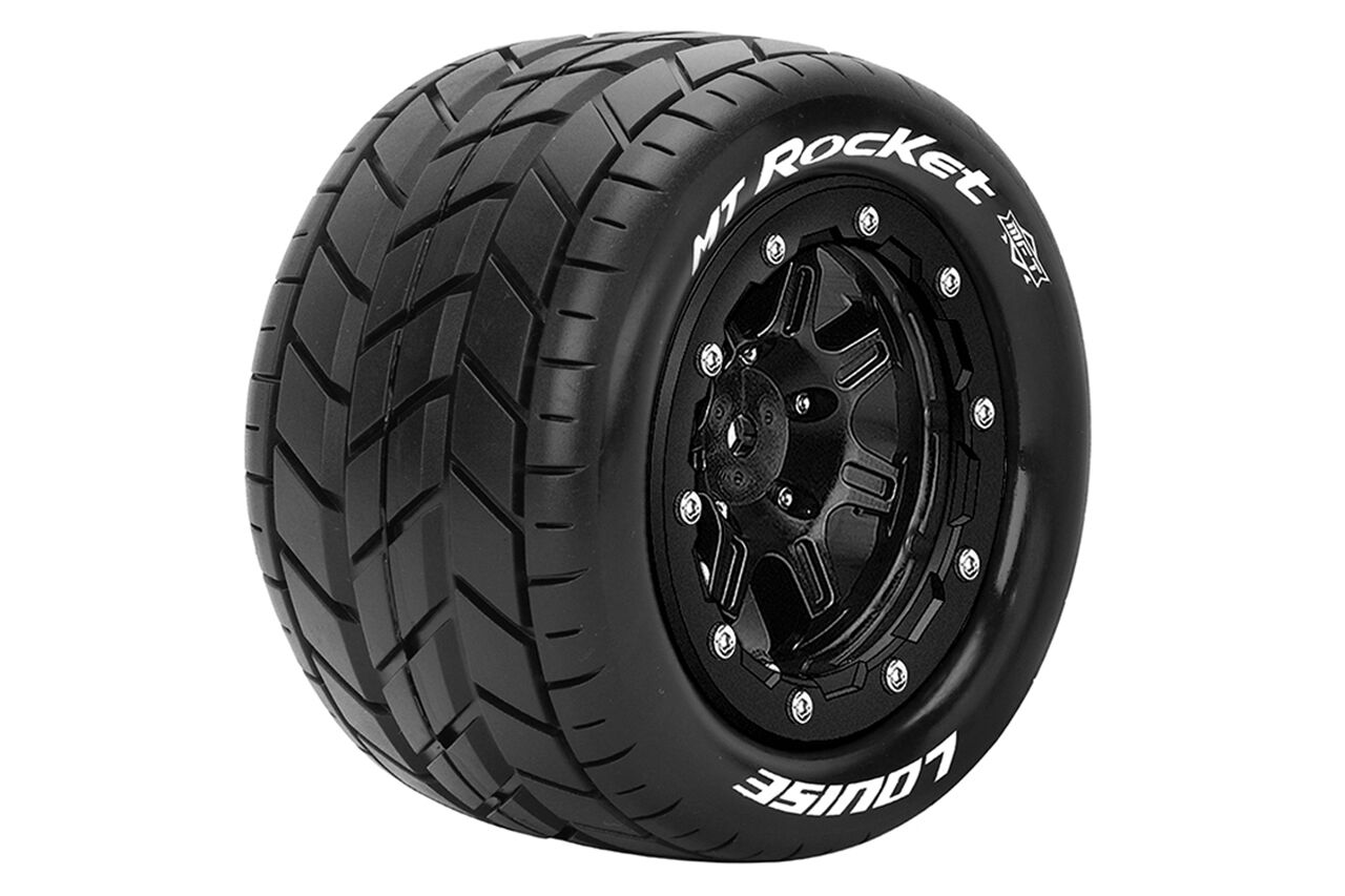 Louise RC MFT MTROCKET Tire Set for Maxx Mounted Sport