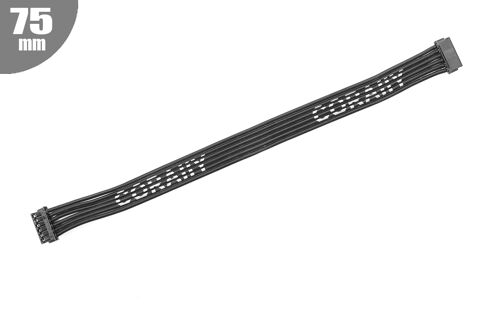 Team Corally - High Flex Flat Sensor Wire - 75mm - Silver Plated Terminal