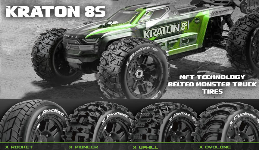 Louise RC - MFT X-Uphill on Black Wheels for ARRMA Kraton 8S - (2)