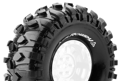 Louise RC - CR-ROWDY - 1-10 Crawler Tires - Super Soft - for 1.9 Wheels - L-T3233VI