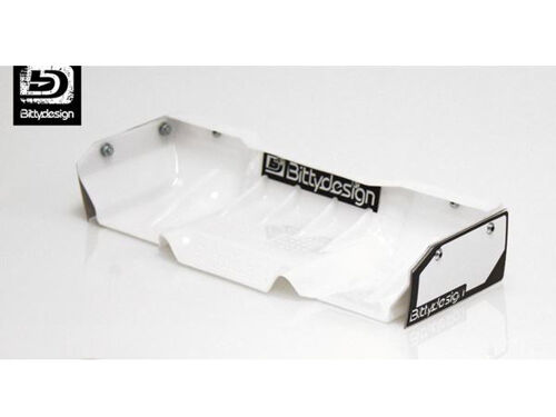 BittyDesign - "Zefirus" lexan wing kit for 1/8 buggy-truggy (White)