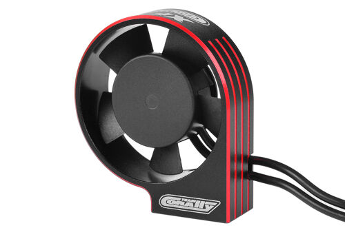 Team Corally - Ultra High Speed Cooling Fan XF-30 w/BEC connector - 30mm - Black - Red