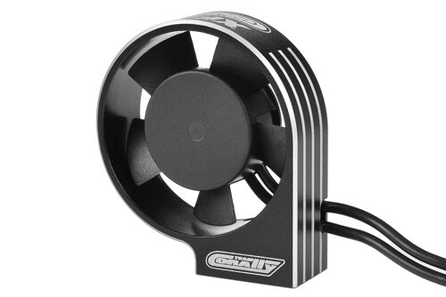 Team Corally - Ultra High Speed Cooling Fan XF-30 w/BEC connector - 30mm - Black - Silver