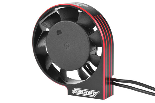Team Corally - Ultra High Speed Cooling Fan XF-40 w/BEC connector - 40mm - Black - Red