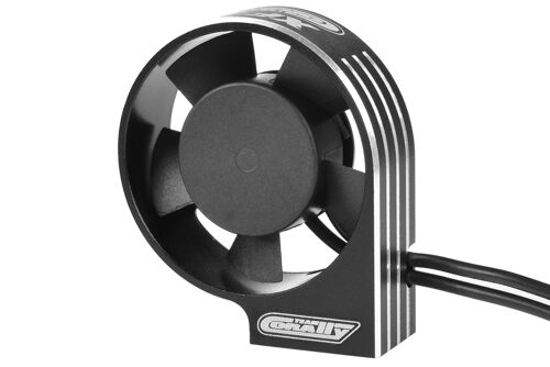 Team Corally - Ultra High Speed Cooling Fan XF-40 w/BEC connector - 40mm - Black - Silver