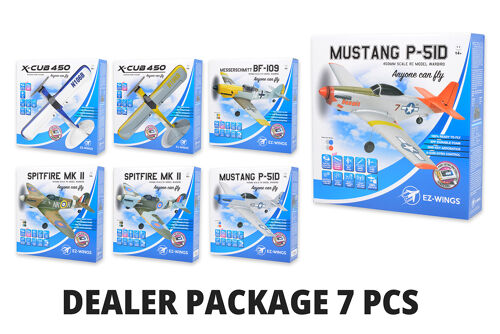 EZ Wings Dealer pack 7pcs ( 1 pc each model and colour )