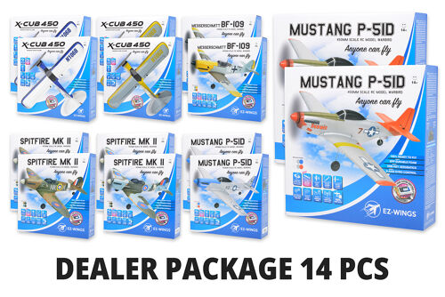 EZ Wings Dealer pack 14 pcs ( 2 pcs each model and colour )