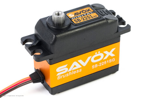 Savox - Servo - SB-2251SG - Digital - Brushless Motor - Steel Gears