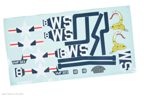 Arrows RC - Decal set - F4U - 1100mm
