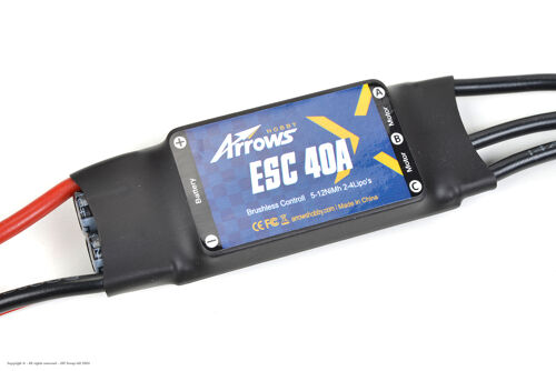 Arrows RC - BL-ESC 40A (230mm input cable) - with XT60 connector