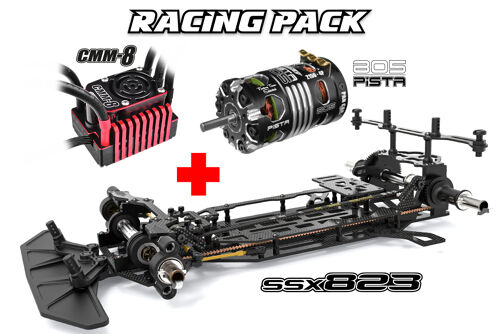 Team Corally - SSX-823 - Racing Pack - Car Kit - CMM-8 Controller - Pista 805 Pan Car 2150KV