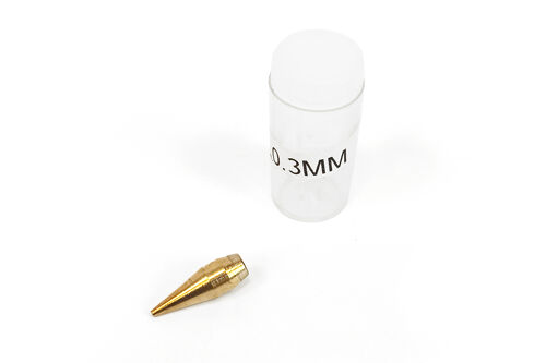 BittyDesign - Cone Nozzle thread-free 0,3mm for Revolver trigger airbrush