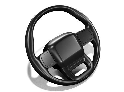 BittyDesign - Steering wheel for ROCK1 1/10 Rock Crawler interior cockpit
