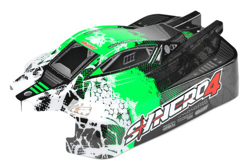 Team Corally - SYNCRO 4 - Body - Painted - Green - Buggy - 1 pc