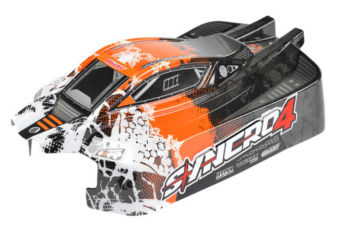 Team Corally - SYNCRO 4 - Body - Painted - Orange - Buggy - 1 pc