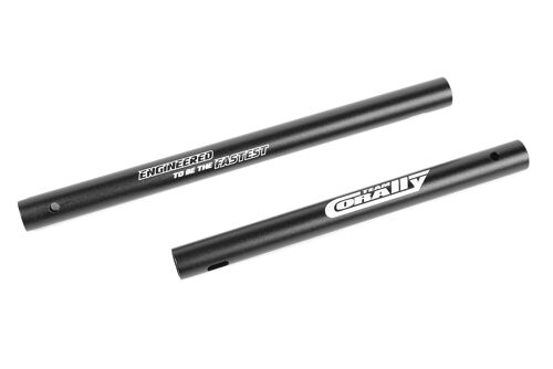 Team Corally - Tube de châssis - MT-G2 - Avant - Arrière - Aluminium - Noir - 1 Set