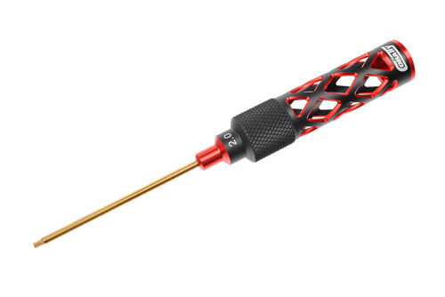 Team Corally PRO Tool - Hardened Tip - Lightened Alu Grip - Hex 2.0mm