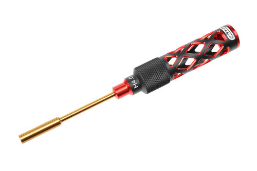 Team Corally PRO Tool - Hardened Tip - Lightened Alu Grip - Nut M2 4.0mm
