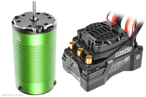Castle Creations - Cobra 10 6S Max 25.2V Max, 8A Peak Bec W/1412-3200KV Sensored Motor