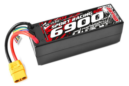Team Corally - Power Racing 60C - 6900Mah - 4S - 14,8V - XT-90 - Hard Case