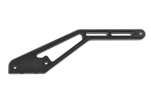 Team Corally - Chassis Brace - Rear - SBX-825 - Aluminum - Black - 1 Pc