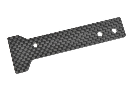 Team Corally - Chassis Plate Stiffener - Front - Carbon 3mm - 1 Pc