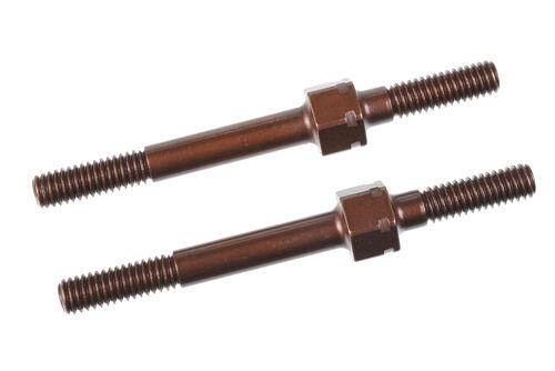 Team Corally - Turnbuckle - M4 - 50mm - Swiss Spring Steel - 2 Pcs