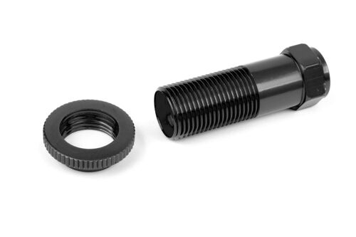 Team Corally - Servo Saver Shaft w/ Nut - Aluminum - Black - 1 Set