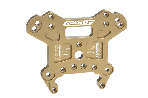 Team Corally - Shock Tower - Kagama Limited Edition - Front - Aluminum 7075 - 6mm - Hard Anodised - LE - 1 Pc