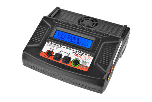 RC Plus - Power Plus 80 Charger - AC-DC - 80W - 1x 6S Lixx - 15 Nixx - 20V PB