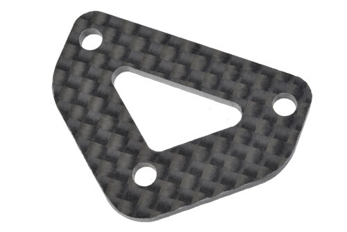 Team Corally - Body Post Holder - Front - Carbon - 1 Pc