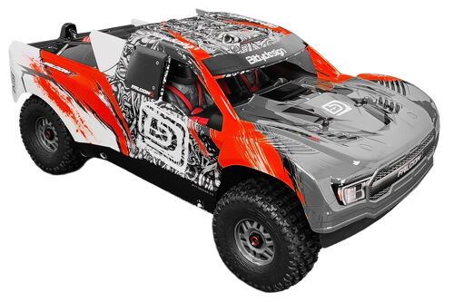 BittyDesign - FALCON-X 1/7 Pre-Painted Red body for ARRMA Mojave 6S BLX, Pre-cut, 1.5mm 